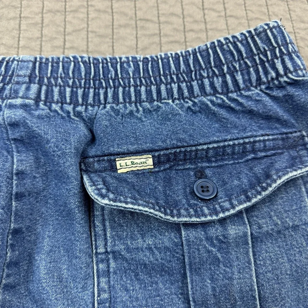 Vtg LL Bean Jeans Men's 36x34 (32x31) Blue‎ Denim Straight Leg Union Made In USA